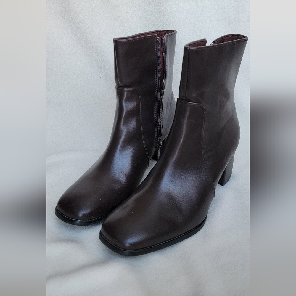 New coffee ankle boots